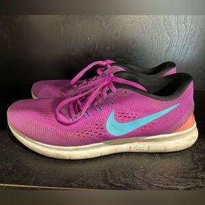 Nike Womens Free RN Hyper Violet Purple Running Shoe